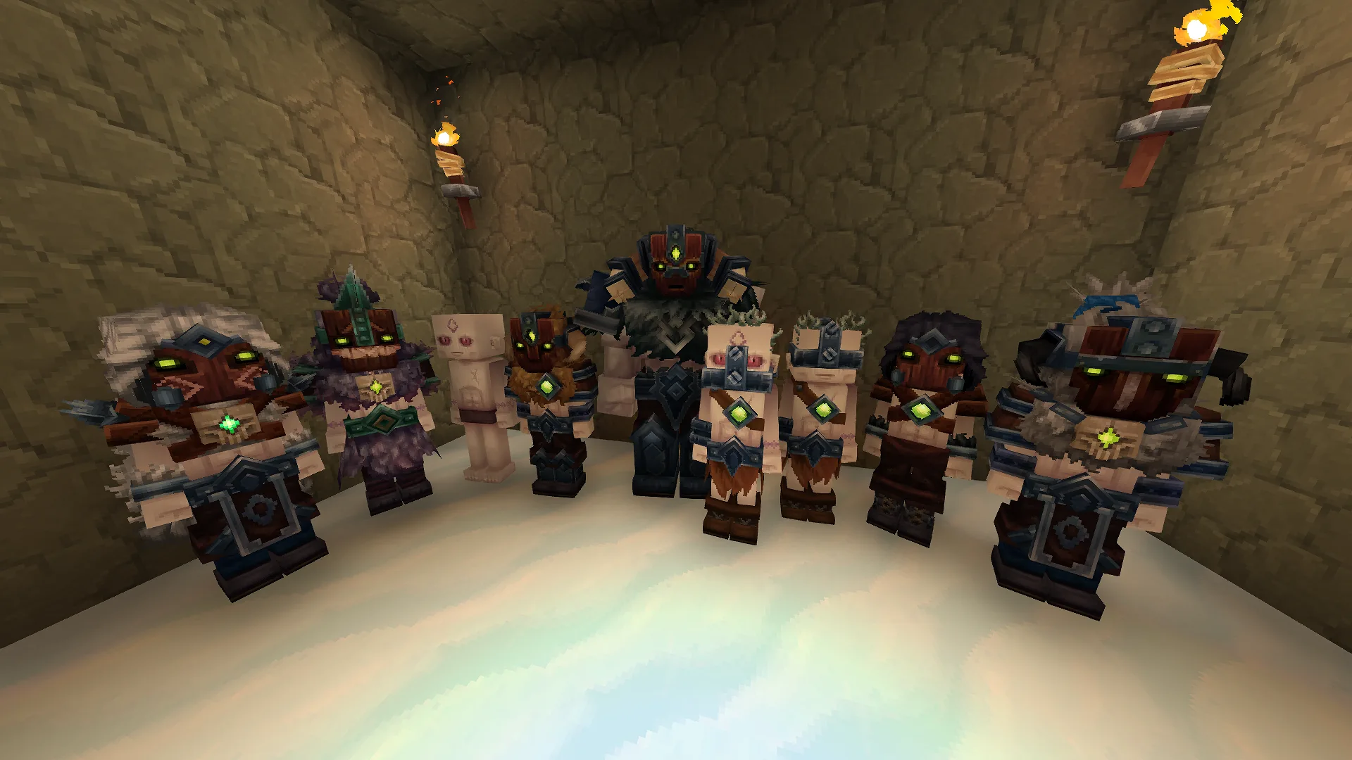 Grupo de entidades estilo Hytale