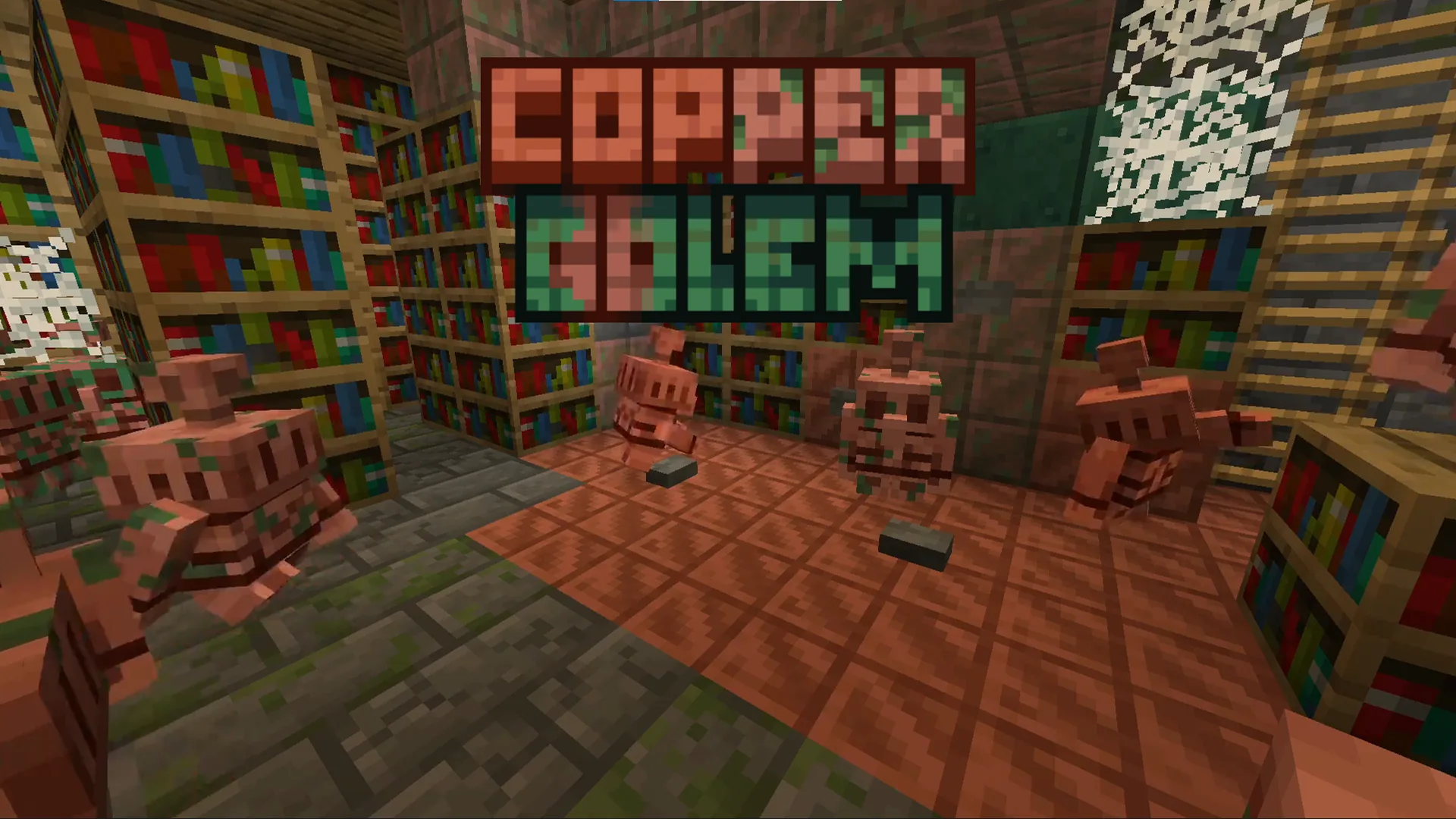 Copper Golem de Mob Vote Pack