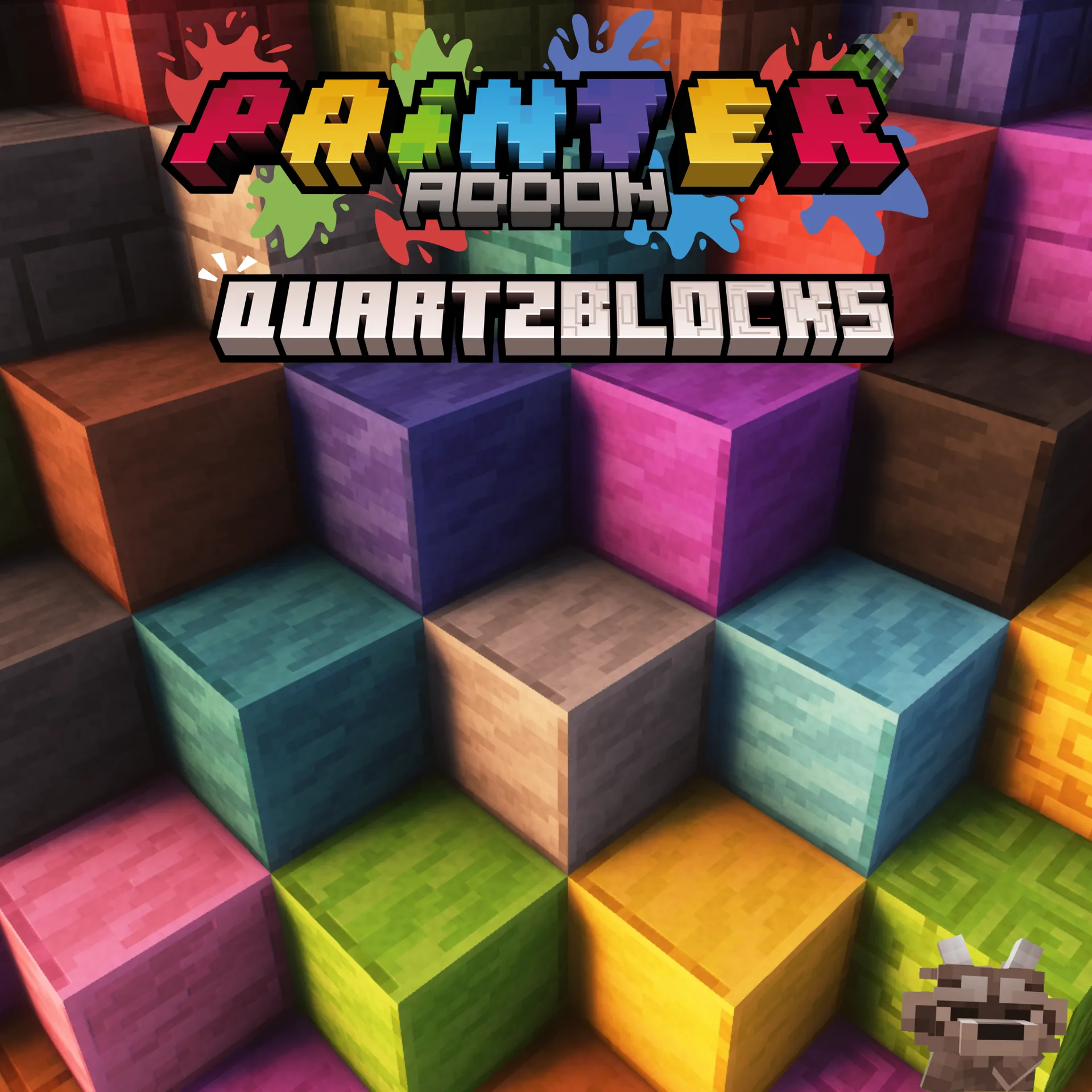 Colección Quartz Blocks de Painter Addon