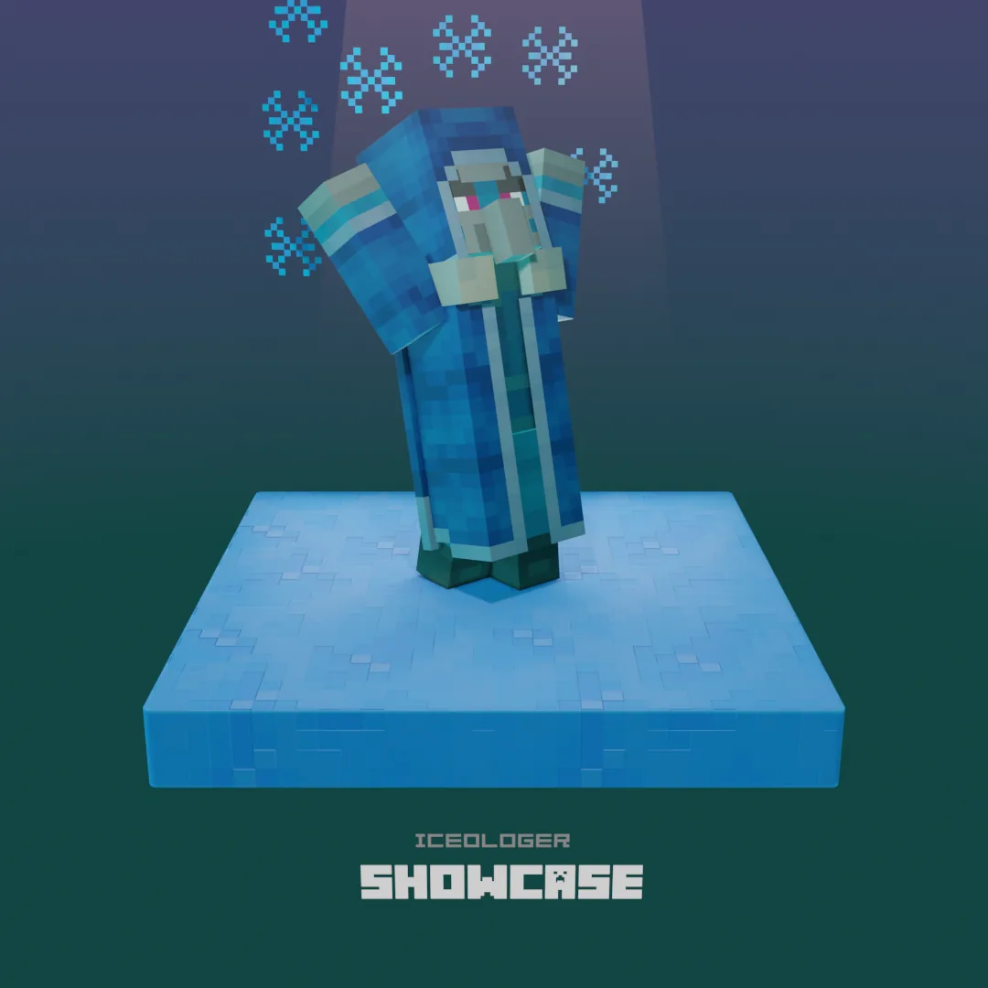 Render del personaje Iceologer