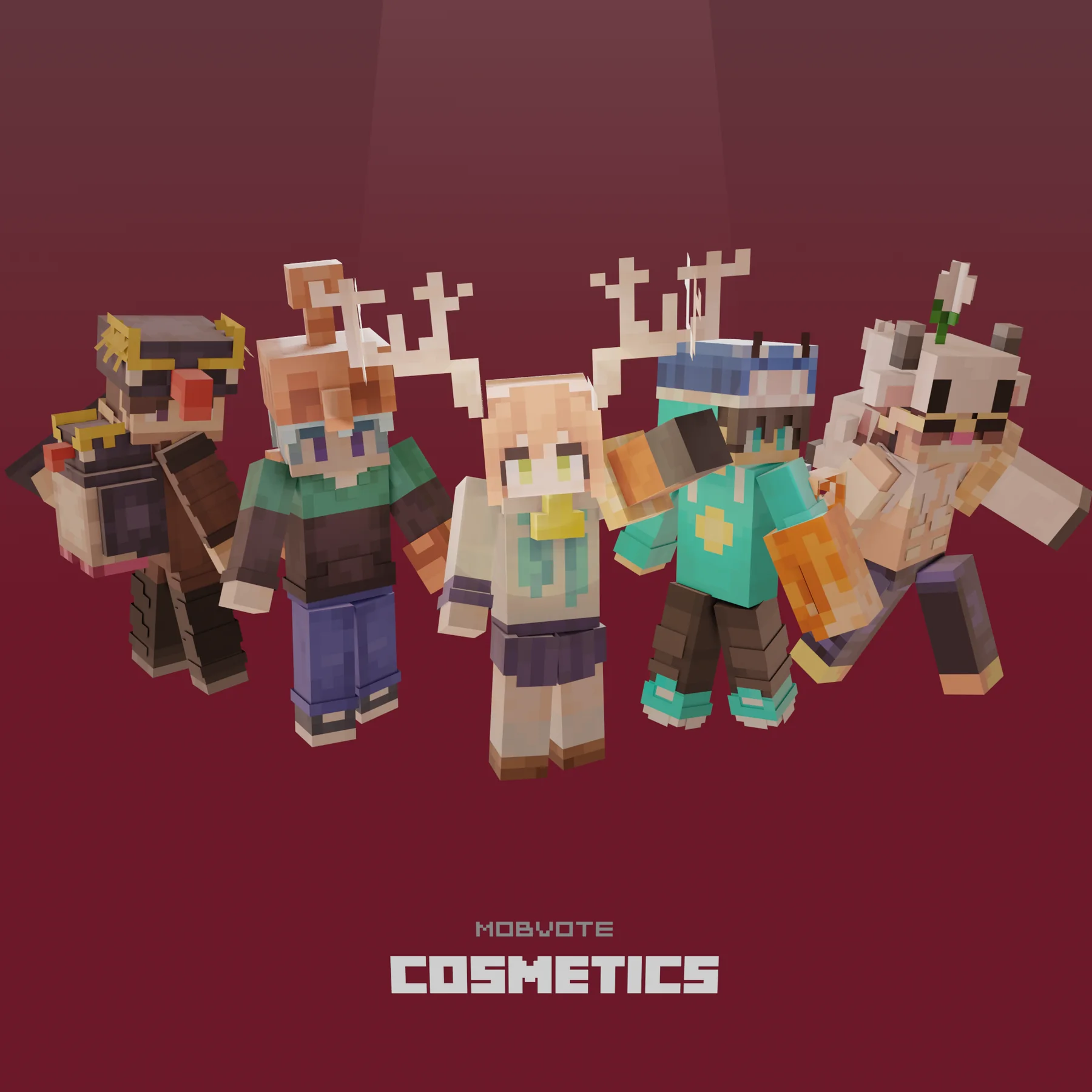 Cosméticos inspirados en Minecraft Mob Vote